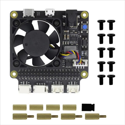 Για την πλακέτα διαχείρισης ενέργειας X735 V3.0 με ανεμιστήρα PWM DC 6-30V για 4B/3B+/3B/2B