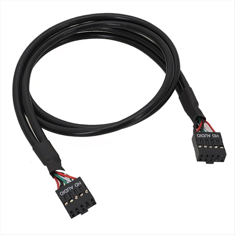 Usb 9Pin Female To Female Adapter Cable Usb2.0 9Pins Connection Cord Isolated Cord Computer Motherboard Hd Audio Cable 4853544018224