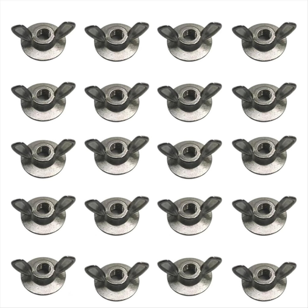 20Pcs Hurricane Shutter Wing Nuts, Hurricane Shutters Wing Nut Driver And Storm Shutter Wing Nuts 1/4-20 Wing Nut 4853544033777