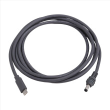 Cabo de alimentação USB-C para DC de 2 m, à prova d'água, entrada USB-C compatível com Mini de 3ª geração.