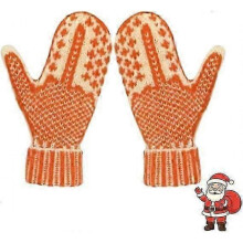 (3pairs)The Naughty List Mittens, Hand Knitted Hidden Middle Finger Gloves, Winter Warm Mittens for WomenChristmas Festival Party Glove