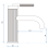 Βρύση Νιπτήρα Rea Argon Brush Copper Low 5