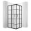 Calani Black Delta 90x90 Douchewand 1