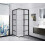 Calani Black Delta 90x90 Douchewand 3
