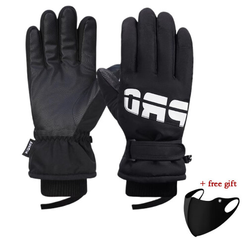 Samt Touch Screen Ski handschuhe Geschenk maske 1