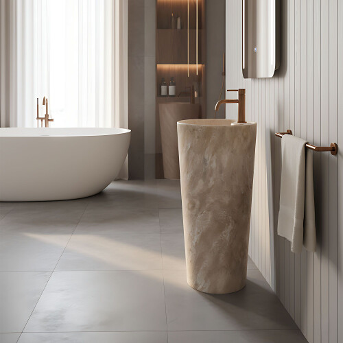 Freestanding Ceramic Basin Blanka Savana Matt 2