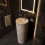 Freestanding Ceramic Basin Blanka Savana Matt 10