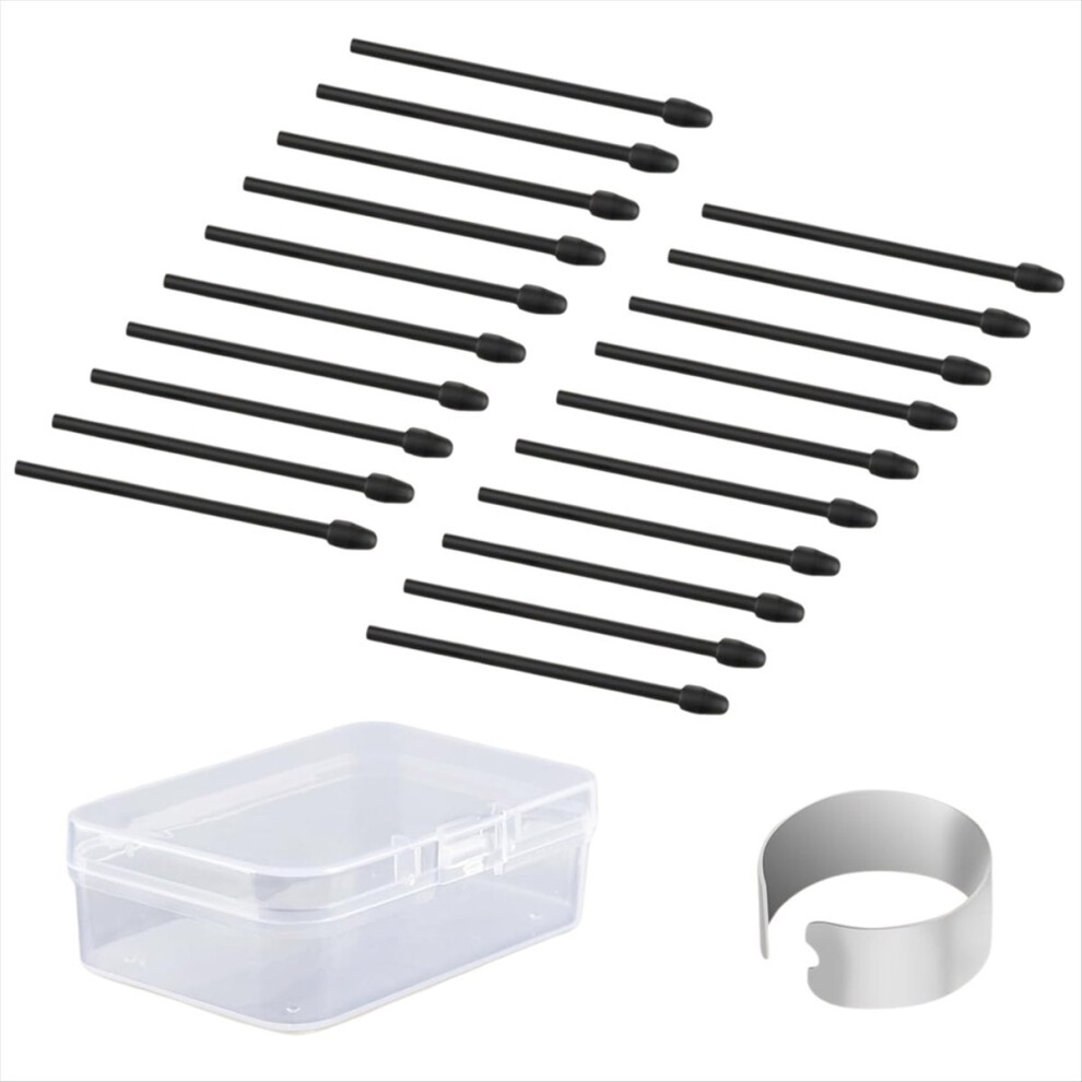 Replacement Pen Tips For 2 Pen- 4096 Pressure Sensitivity And Tilt Writing Support, With Nibs Removal Tool,A 4853544019429