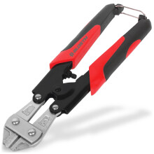 BLOSTM Mini Bolt Cutters 8" Heavy Duty Wire Cutter Heat Treated Chain Fence Red