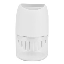 Scatola per stuzzicadenti riutilizzabile con tampone di fango di diatomee assorbente per bastoncini di cotone, portaoggetti con design a drenaggio
