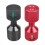 Conjunto de dois pinos de alinhamento de flange de 1-1/8 polegadas em alumínio 6061 com nível, preto. 3
