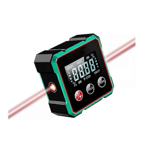 (With Laser)Scomeri Magnetic Digital Angle Finder with Electronic Laser,Aneedbaby Angle Tool