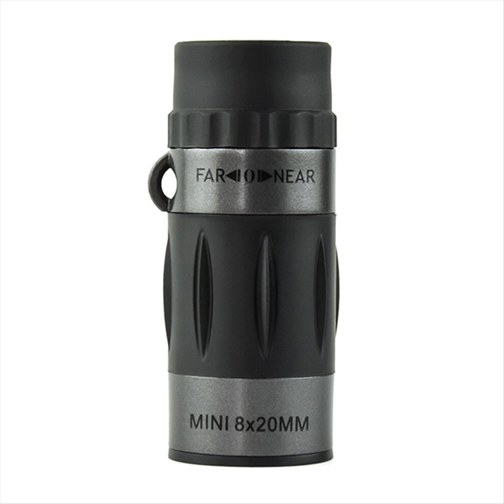 Compact 8X20 Monocular Telescope - Portable High-Definition Scope Ideal For Hiking Camping Wildlife Observation Concerts 4853544024133