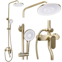 Σετ Ντους Rea Drop Brush Gold
