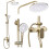 Σετ Ντους Rea Drop Brush Gold 1