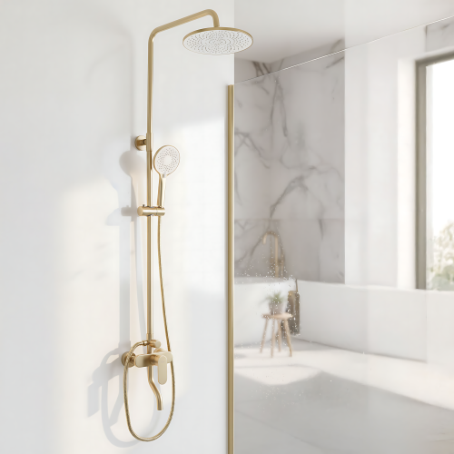 Σετ Ντους Rea Drop Brush Gold 1