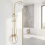 Σετ Ντους Rea Drop Brush Gold 7