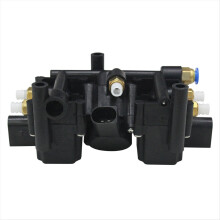 Luftfjädringens magnetventilblock luftpumpfördelningsventil RQN500040 RQN500040LR för L322 2002-2009