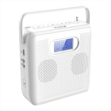Portable Bluetooth CD Player with Vertical Design, CD Speakers, FM Radio, Support USB, AUX ,and LCD Display