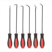 Extra Long Hook and Pick Set, 6-Piece Set, Chrome Steel Shaft, for Remove Hoses and Gaskets