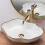 Vasque À Poser Rea Pearl Gold Edge 3