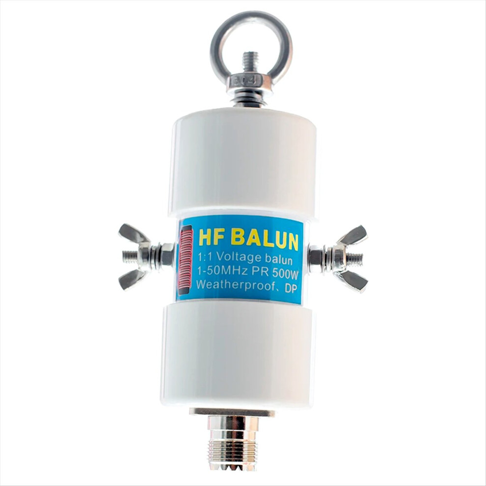 500W 1:1 Waterproof Hf Balun For 160M - 6M Bands (1.8 - 50Mhz) Waterproof Diy Inverted V Antenna Shortwave Antenna Balun 4853544033159