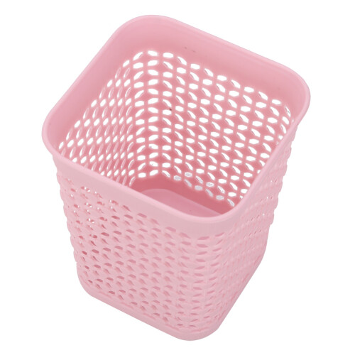 Lixeira minimalista, pequena e prática, com design funcional e decorativo para dormitórios. 1