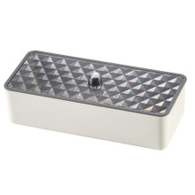 Køkkenredskabsopbevaringsboks med låg, stilfuld og pladsbesparende design, spisepindeholder, flerlags afdrypningsbeholder til bestik,