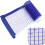 Table Tennis Net Quick Assembly Folding Portable Universal Fit For Various Tables Durable Blue Four Pack 3