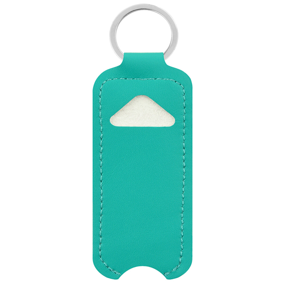 Lipstick Storage Bag Keychain Lip Balm Cover Keyring Lip-Green