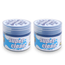 Kit di 2 gel detergenti per interni auto, gel detergente per interni auto, stucco detergente per auto, gel detergente antipolvere, detergente