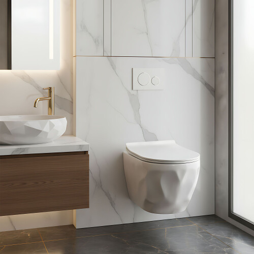 Hangende Toilet Rea Gustavo Rimless 2