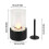 (White) Tabletop Fire Pit Easy to Use Maintain Elegant Dining Table Centerpiece 5