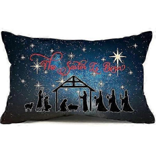 (shape20)Christmas Pillow Covers Merry Christmas Throw Pillow Decorative Christmas Red