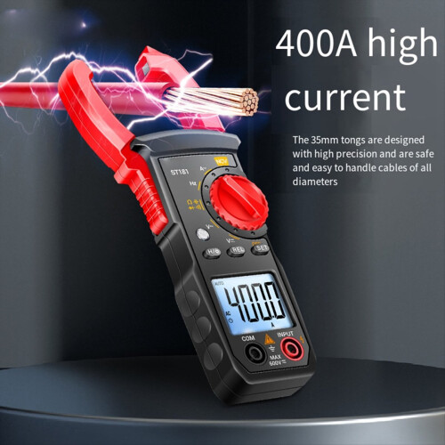 Intelligent Digital Clamp Meter High Multimeter 400A Clamp Meter Digital Display Backlight Clamp Meter 2