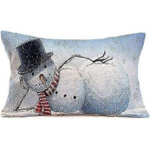 (shape24)Christmas Pillow Covers Merry Christmas Throw Pillow Decorative Christmas Red