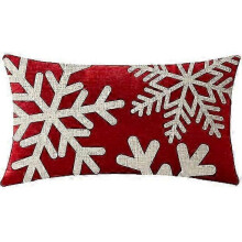 (shape14)Christmas Pillow Covers Merry Christmas Throw Pillow Decorative Christmas Red