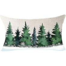 (shape15)Christmas Pillow Covers Merry Christmas Throw Pillow Decorative Christmas Red