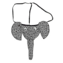 (Leopard)Men Novelty Elephant G-strings Panties Thongs Underwear Briefs Lingerie Multi-color Optional Tw
