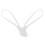 (M,White)Open Back Mens Underpants Low Waist Briefs G-string Thong Underwear Tw 3
