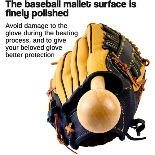 Baseball Hammer OnePiece Mallet For Baseball Glove Shaping Tool 1
