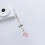 Kralen telefoon charme accessoire strik hart ster-Roze 7