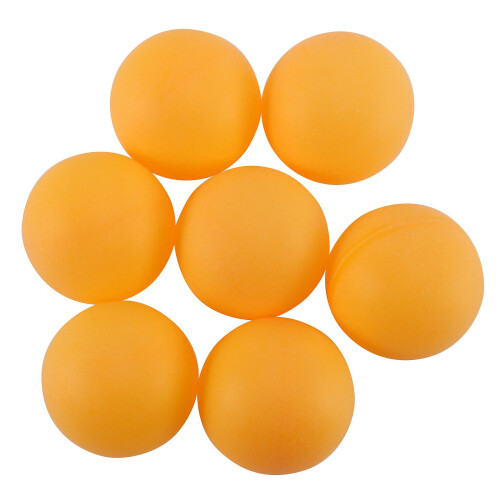 100- Pack Premium Ping Pong Balls Advanced Training Table Ball Lightweight Durable Seamless Orange 2