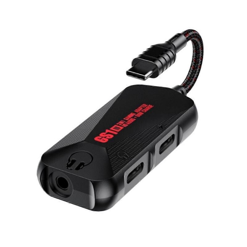 GS1 Game Phone Sound Card 3 in 1 Mobile Game Sound Card with Charger ...