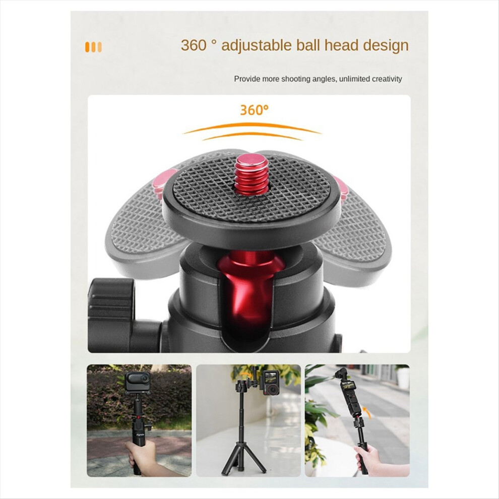 Suitable For Pocket3 Extension Pole Tripod Action 5Pro Extended Selfie Stick Bracket X4 Accessories 4853544036105