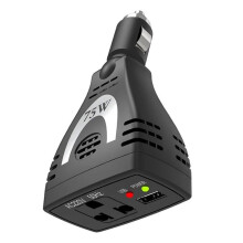 Car Power Inverter,75W DC12V to AC 220V Auto Converter USB Charger Adapterfor Adapter Converter Charger
