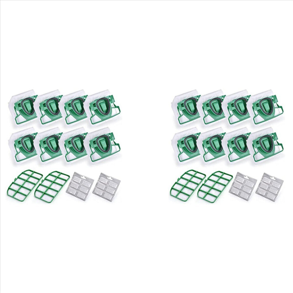For Vk200 Fp200 For Vorwerk Kobold Vacuum Cleaner Bag Replacement Filter 16 Bags+4 Hepa Filters+24 Fragrances 4854128946711