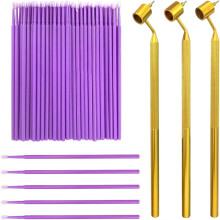 103 Pcs Detailing Fine Line Painting Pens, 0.3mm 0.5mm and 0.7mm Gold Fluid Writer Paint Applicator Pen for Auto Repair