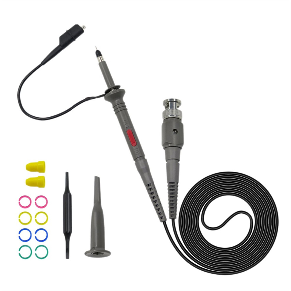 P6100 Oscilloscope Probe 100Mhz 10X Universal Passive Oscilloscope Probe,Enhanced Signal Fidelity,For Most Oscilloscopes 4854128909013