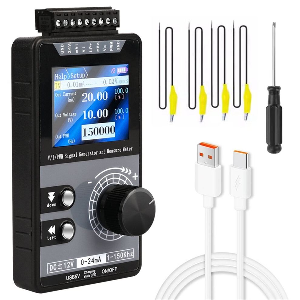 Handheld Voltage Current Source Pwm Pulse Signal Generator 4-20Ma For Voltage Measurement Without Lithium Battery 4854128972734